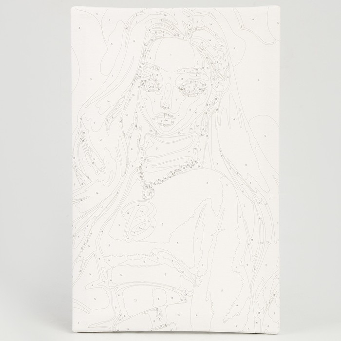 Картина по номерам для детей «Блондинка в розовом», 20 х 30 см Картина по номерам для детей «Блондинка в розовом», 20 х 30 см