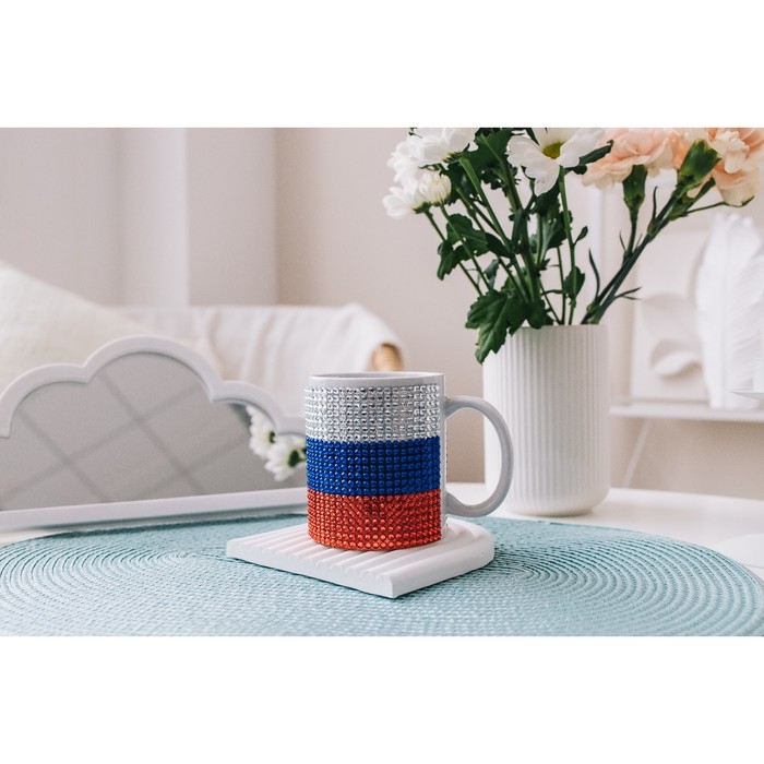 Кружка керамическая «Флаг России», 340 мл Кружка керамическая «Флаг России», 340 мл