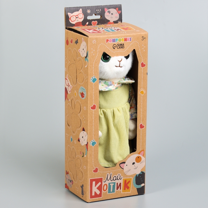 Мягкая игрушка «Милый котик. Девочка Салли», в коробке, 30 см
