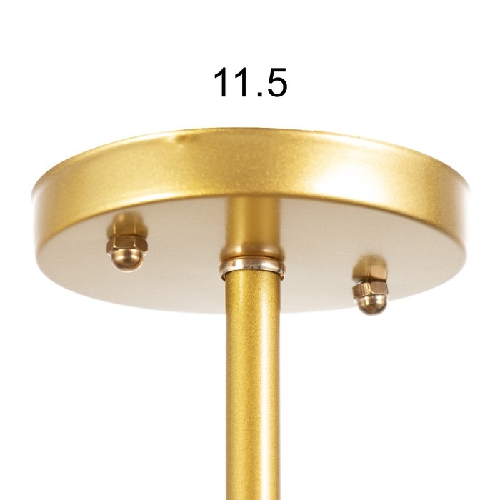 Люстра Люстра "Мерлия" 3хЕ27 40Вт черно-золотой 50х50х27 см BayerLux