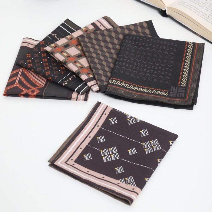 Платок носовой мужской 28х28см, 6шт, рис 29270-2, микс, ситец 100г/м, хл100% Платок носовой мужской 28х28см, 6шт, рис 29270-2, микс, ситец 100г/м, хл100%