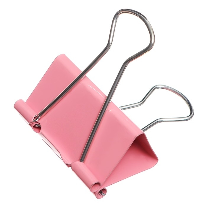 Набор зажимов для бумаг, 51 мм, цветные, 4 цвета, МИКС Набор зажимов для бумаг, 51 мм, цветные, 4 цвета, МИКС