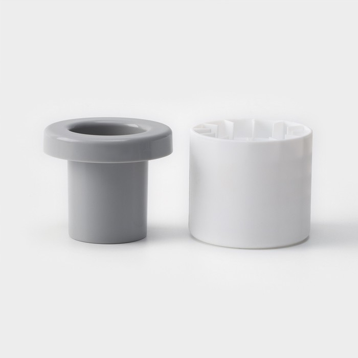 Форма для льда Доляна, 9×8 см, цвет белый/серый Форма для льда Доляна, 9×8 см, цвет белый/серый