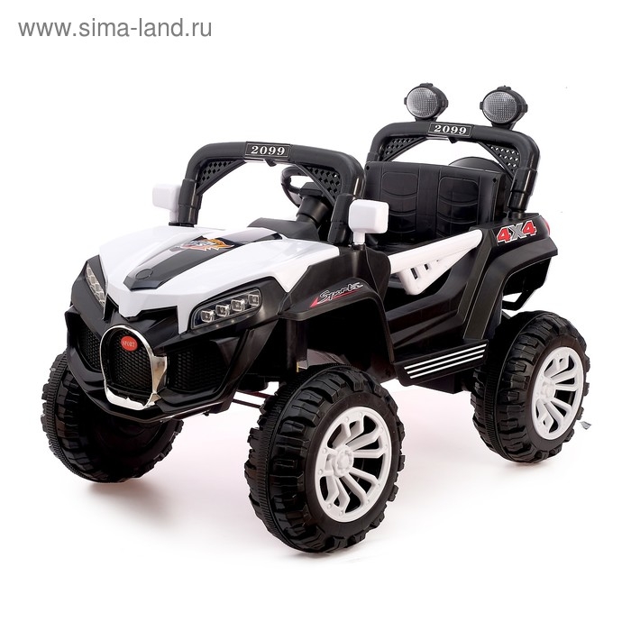 Электромобиль «Багги», цвет белый Электромобиль «Багги», цвет белый
