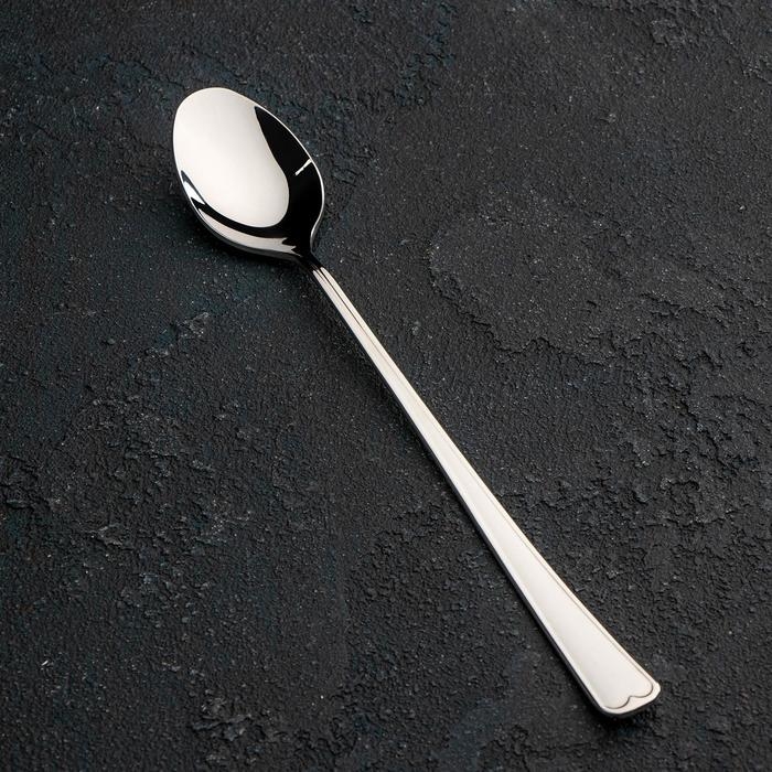 Ложка для коктейля «Мондиал», длина 19,5 см, толщина 2,5 мм, цвет серебряный Ложка для коктейля «Мондиал», длина 19,5 см, толщина 2,5 мм, цвет серебряный