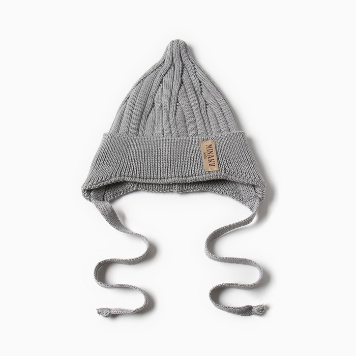 Шапка детская MINAKU р-р 42-44, цвет серый Шапка детская MINAKU р-р 42-44, цвет серый