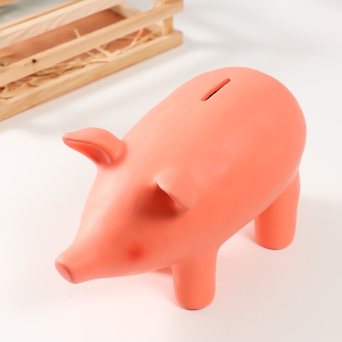 Копилка керамика Копилка керамика "Свинка в загоне" 26х14х14,5 см