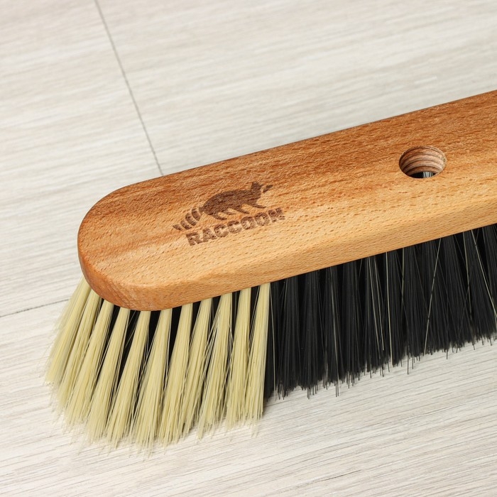Щётка для пола Raccoon, 28×6×1,6 см, 174 пучка, искусственная щетина Щётка для пола Raccoon, 28×6×1,6 см, 174 пучка, искусственная щетина