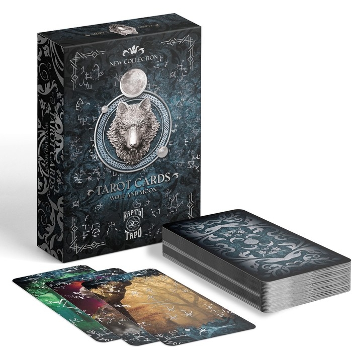 Таро «Moon and Wolf», 78 карт (6х11 см), 16+ Таро «Moon and Wolf», 78 карт (6х11 см), 16+