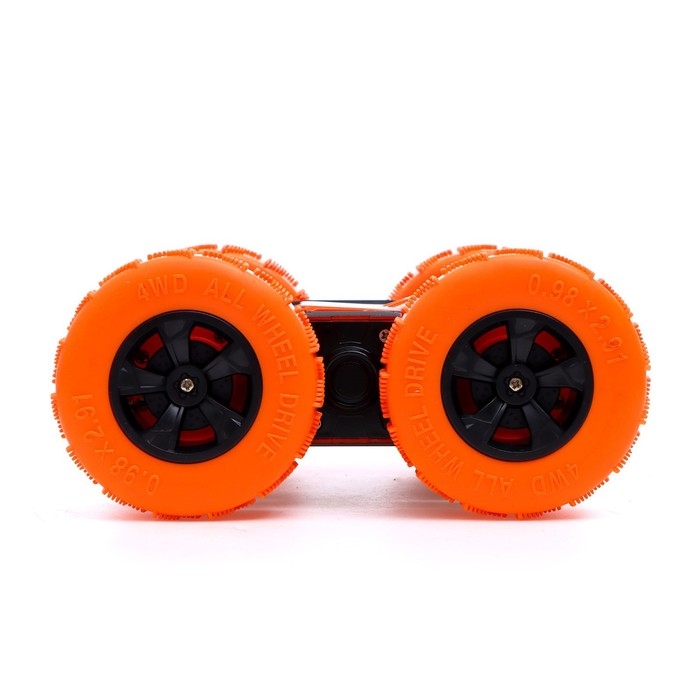 Машина-перевёртыш радиоуправляемая «Трюкач», работает от аккумулятора, цвет оранжевый Машина-перевёртыш радиоуправляемая «Трюкач», работает от аккумулятора, цвет оранжевый