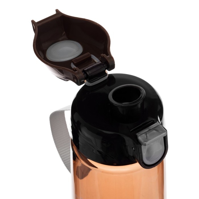 Бутылка для воды спортивная, 800 мл,  Бутылка для воды спортивная, 800 мл, "Айви", коричневая