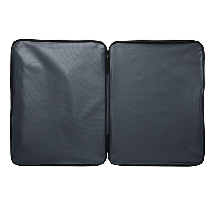 Папка для чертежей и рисунков А2, 640 х 470 х 50 мм, с ручками, текстильная, ПДМ-5, Calligrata серая