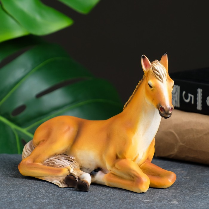 Фигура Фигура "Лошадь" рыжий, 14х8х10см