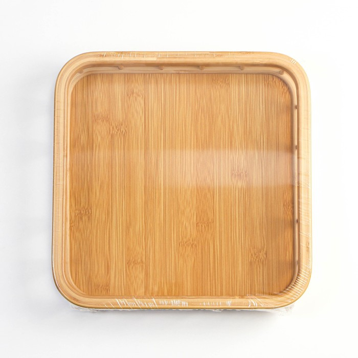 Поднос квадратный Доляна Jungle, 30,5×30,5 см, бамбук Поднос квадратный Доляна Jungle, 30,5×30,5 см, бамбук