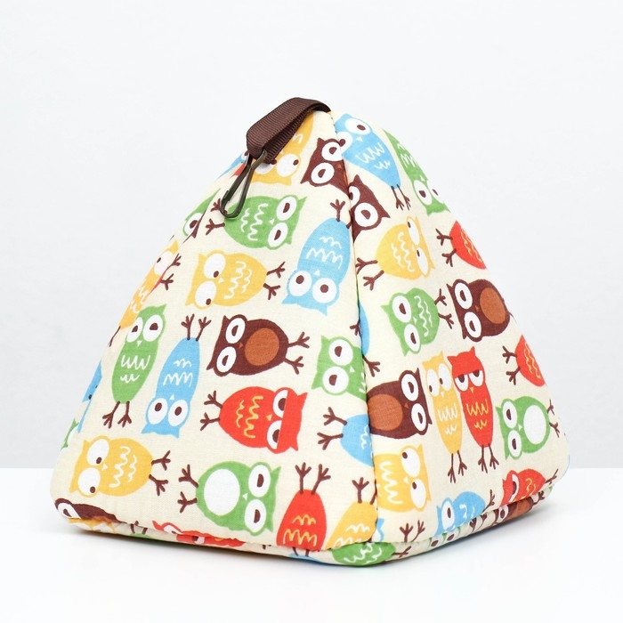 Домик Домик "Вигвам" для грызунов, 17*17*17 см, бязь, флис,совы