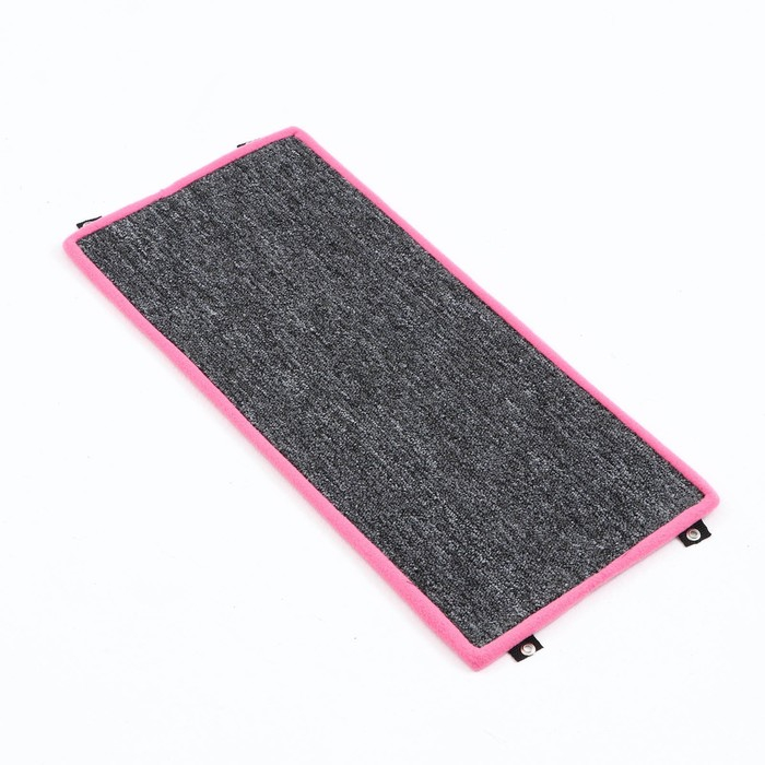 Когтеточка  угловая средняя, ковролиновая с пропиткой, 57 х 13 см, микс цветов Когтеточка  угловая средняя, ковролиновая с пропиткой, 57 х 13 см, микс цветов