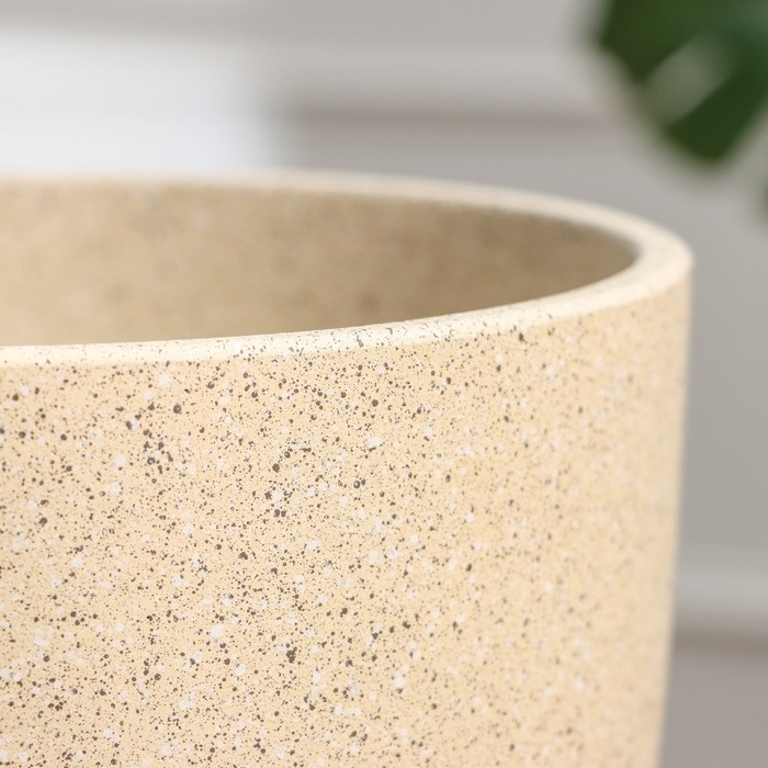 Горшок цветочный "Песок бежевый бутон №6", 8 л