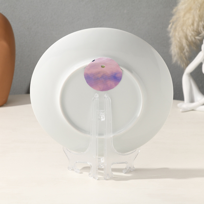 Тарелка декоративная Тарелка декоративная "Русские мотивы. Жостовская роспись", настенная, d=20 см, ручная работа