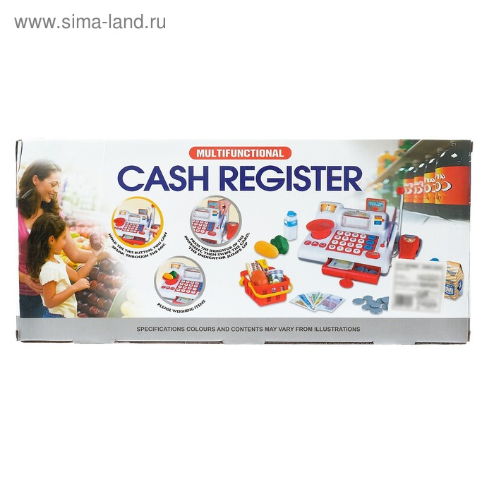 Касса «Супермаркет» с корзинкой и весами