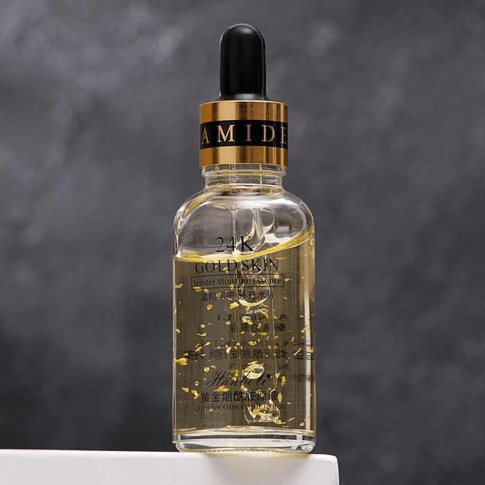 Косметическая сыворотка для лица с биозолотом и гиалуроновой кислотой, 30 мл Косметическая сыворотка для лица с биозолотом и гиалуроновой кислотой, 30 мл