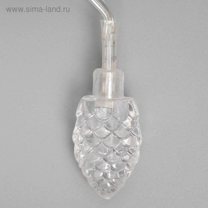 Гирлянда «Нить» 5 м с насадками «Шишки большие», IP20, прозрачная нить, 20 LED, свечение мульти (RG/RB), мигание, 220 В Гирлянда «Нить» 5 м с насадками «Шишки большие», IP20, прозрачная нить, 20 LED, свечение мульти (RG/RB), мигание, 220 В