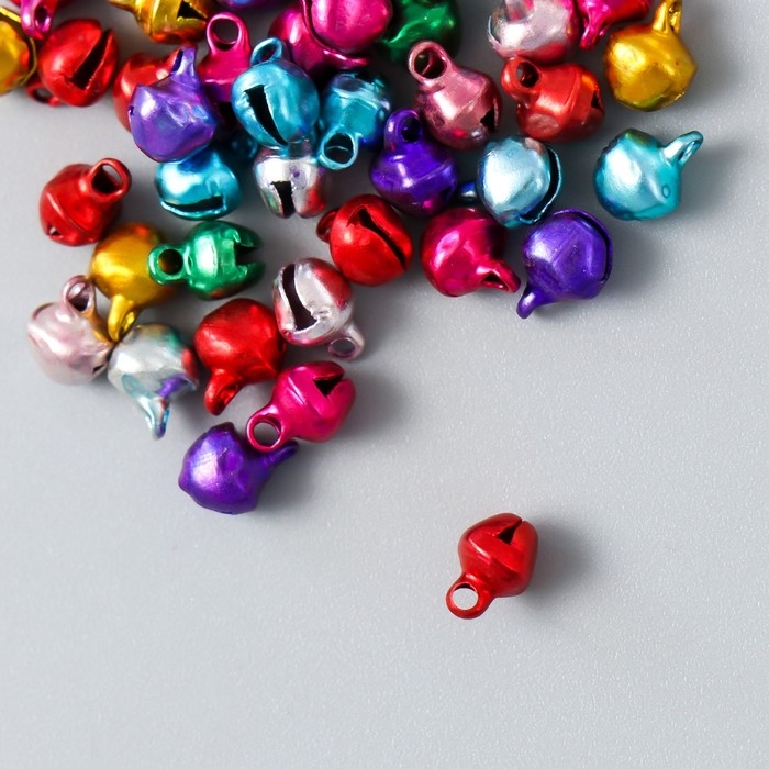 Набор декора для творчества Набор декора для творчества "Колокольчики цветные" d=0,6 см набор 50шт