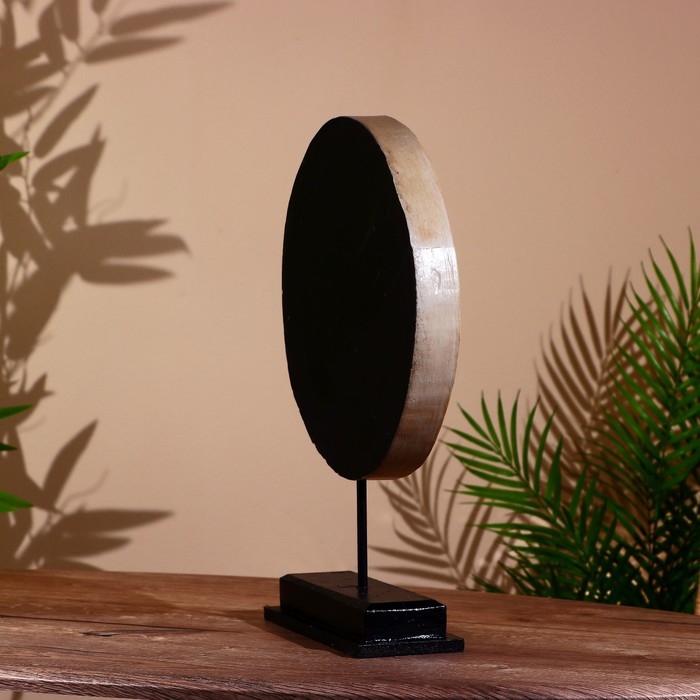 Декор  Декор "Круг" на подставке, албезия 30х9х42 см