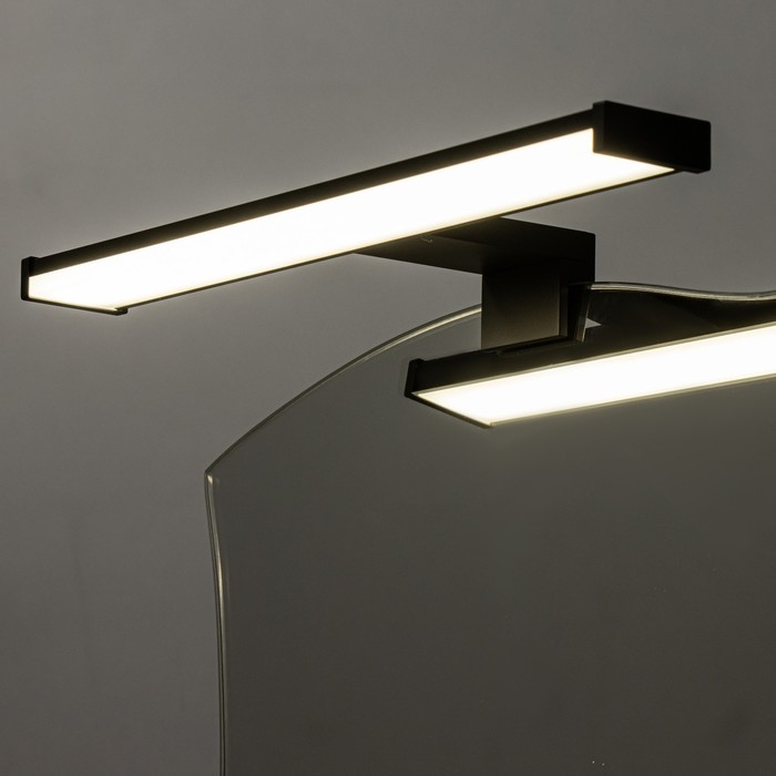 Подсветка с датчиком движения Подсветка с датчиком движения "Некст" LED 4000К 6Вт 600Лм Ra80 IP44 черный 30х4х11,6 см