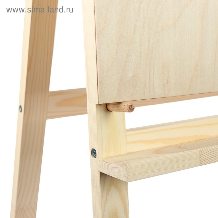 Мольберт тип «Хлопушка», 100 х 50 х 55 см, планшет съёмный 50 х 50 см, малый, неокрашенное дерево, Calligrata