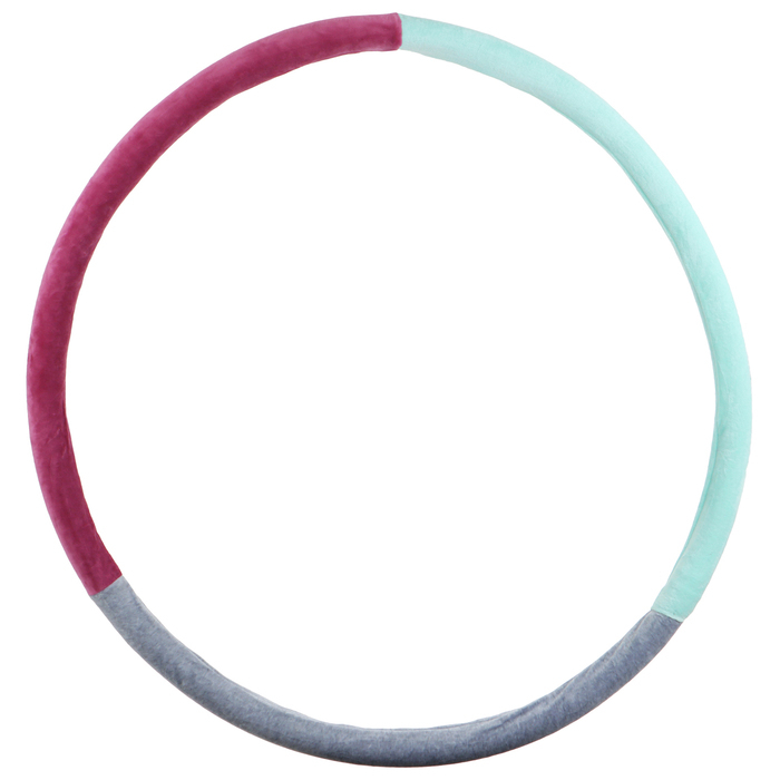 Обруч утяжелённый ONLYTOP «Идеальный силуэт», d=100 см, 2,3 кг, цвета МИКС Обруч утяжелённый ONLYTOP «Идеальный силуэт», d=100 см, 2,3 кг, цвета МИКС