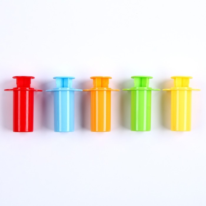 Пресс для лепки, набор 5 шт., цвет МИКС Пресс для лепки, набор 5 шт., цвет МИКС