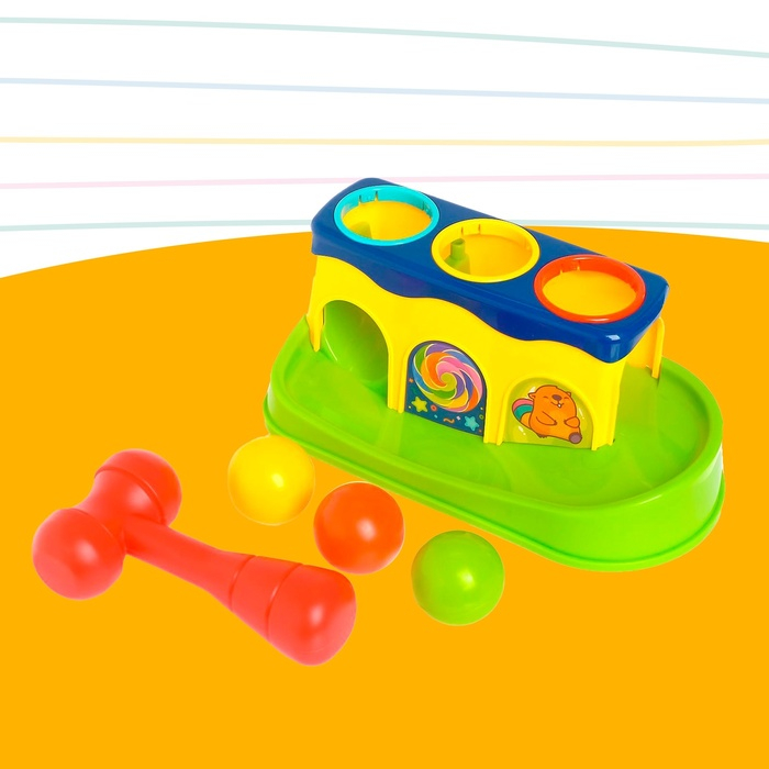 Стучалка «Светофор», с молоточком Стучалка «Светофор», с молоточком