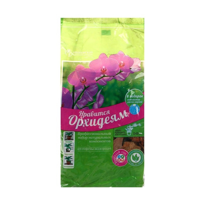 Набор натуральных компонентов для эпифитных видов орхидей, 2 л Набор натуральных компонентов для эпифитных видов орхидей, 2 л