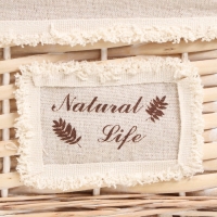 Корзина стеллажная "Natural life", 35х22х18 см