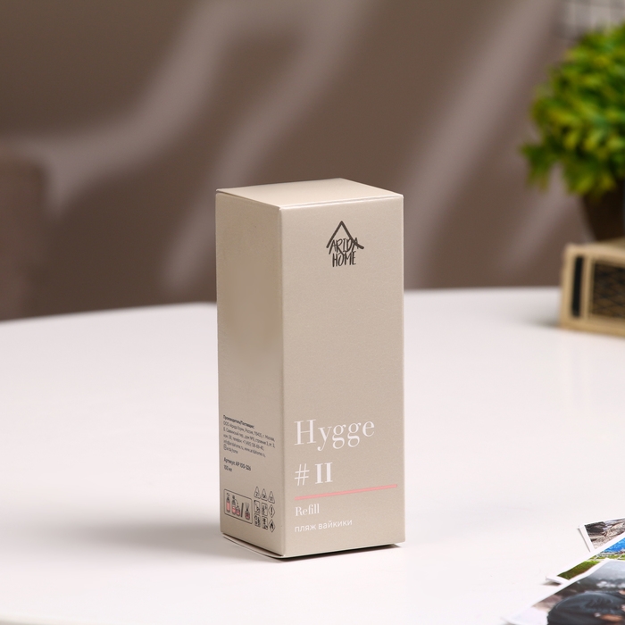 Наполнитель для ароматического диффузора Хюгге #11 Пляж Вайкики 100 мл Наполнитель для ароматического диффузора Хюгге #11 Пляж Вайкики 100 мл