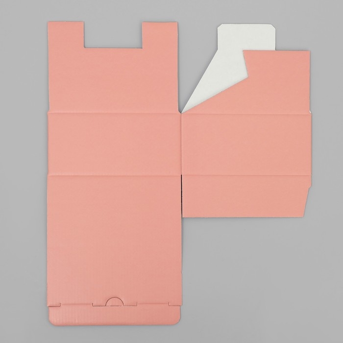 Коробка подарочная складная, упаковка, «Персиковая», 15 х 15 х 7 см