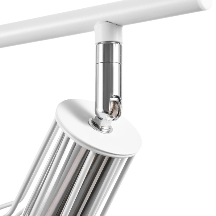 Светильник Светильник "Бостон" 3х60Вт Е14 белый/хром