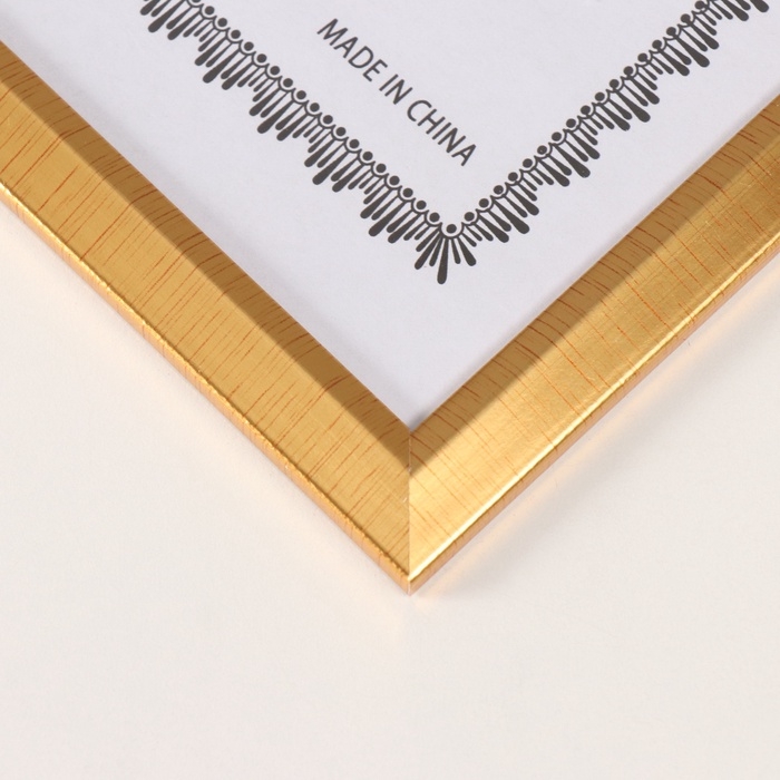 Фоторамка пластик формат А4 Фоторамка пластик формат А4 "Штрихи на золоте" 1х23,6х32,3 см