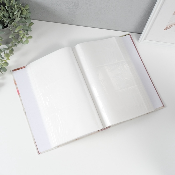 Фотоальбом на 300 фото 10х15 см "Письмо и гортензии" в коробке 33,6х23,4х5,2 см