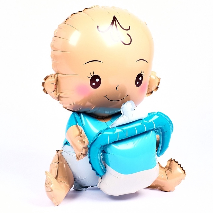 Шар фольгированный 36 Шар фольгированный 36" «Улыбающаяся малыш с соской. Мальчик», под воздух