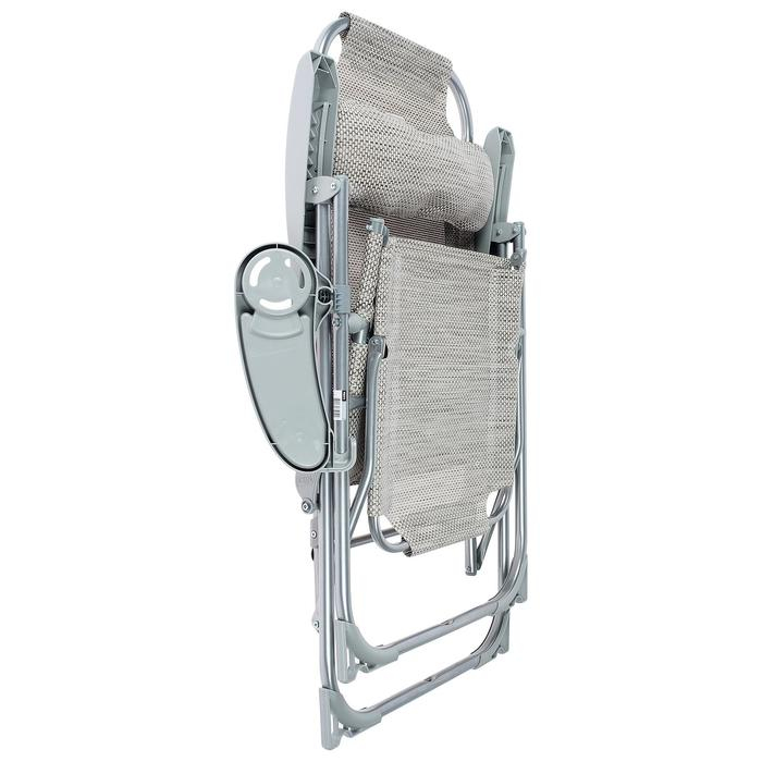 Кресло - шезлонг Nika, с полкой, 82 x 70 x 116 см, цвет муссон Кресло - шезлонг Nika, с полкой, 82 x 70 x 116 см, цвет муссон