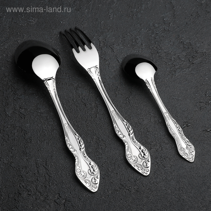 Набор столовых приборов «Славянка», 36 предметов, декоративная коробка Набор столовых приборов «Славянка», 36 предметов, декоративная коробка