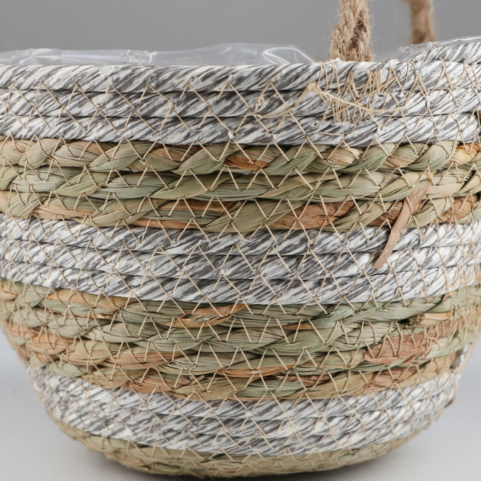 Набор корзин из 3 шт, D28xH18, D23xH16, D20xH13 см, рогоз Набор корзин из 3 шт, D28xH18, D23xH16, D20xH13 см, рогоз