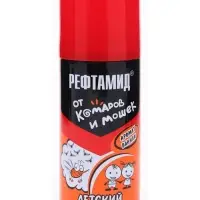 Аэрозоль Репеллент &laquo;Рефтамид&raquo; Baby, от комаров, с ароматом ванили, детский, 100 мл