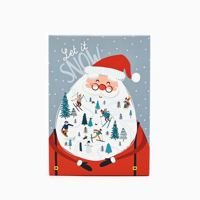 Коробка подарочная новогодняя складная «Новогодние истории», 21 х 15 х 7 см, Новый год Коробка подарочная новогодняя складная «Новогодние истории», 21 х 15 х 7 см, Новый год