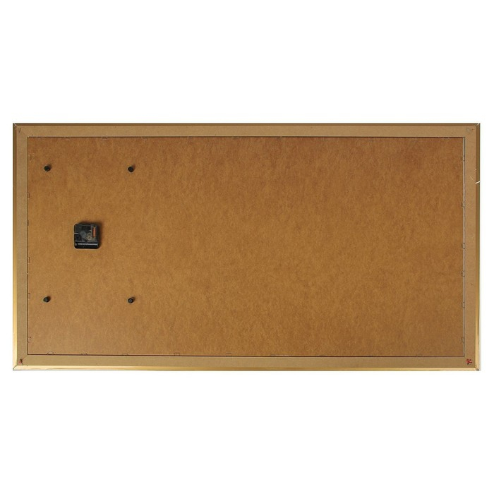 Часы-картина настенные, интерьерные  Часы-картина настенные, интерьерные "Две вазы с цветами", 50 х 100 см, на холсте, бесшумные