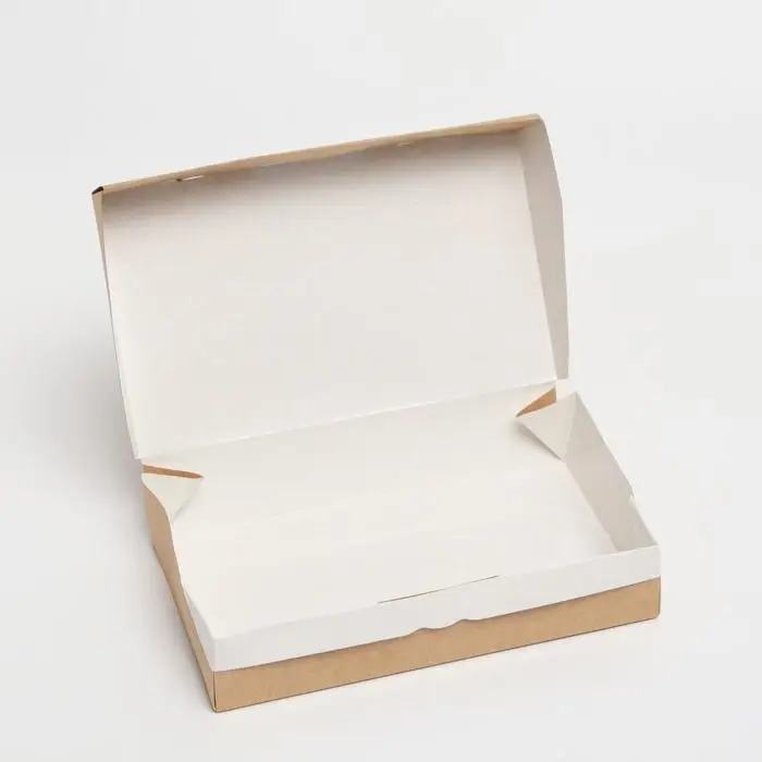 Контейнер на вынос, крафт, без окна, 20 х 12 х 4 см Контейнер на вынос, крафт, без окна, 20 х 12 х 4 см