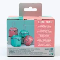 Контейнер для детского питания Мишка 1, 150 мл, розовый