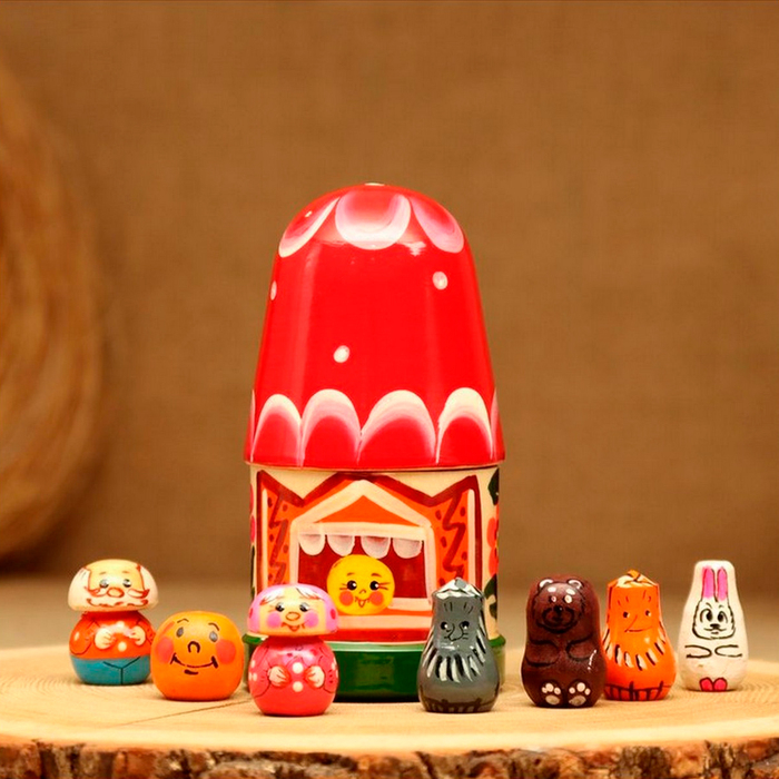 Пальчиковый театр в домике «Колобок» Пальчиковый театр в домике «Колобок»