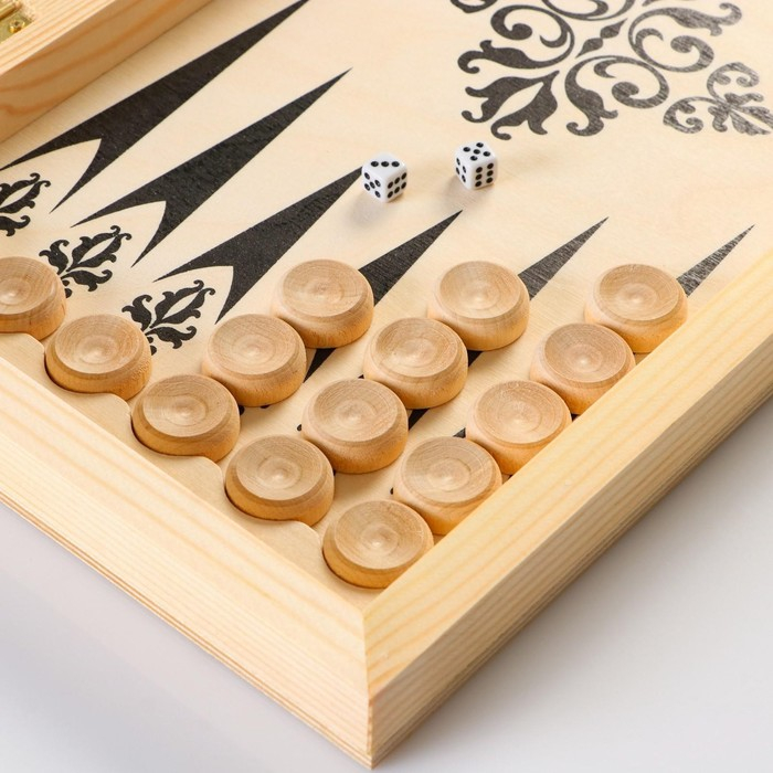 Настольные игры 3 в 1: шахматы, шашки, нарды, деревянные, большие, 40 х 40 см Настольные игры 3 в 1: шахматы, шашки, нарды, деревянные, большие, 40 х 40 см